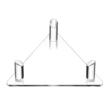 Портативный держатель для футбольного мяча, не травмирующий мяч, утолщенный треугольный кронштейн для боулинга, спортивное использование, подставка для мяча, акриловая подставка onesize