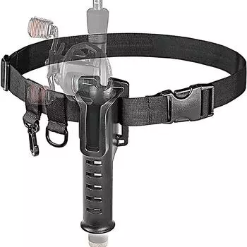 Портативный держатель для удочки на поясе, рыболовные снасти, аксессуары, регулируемый держатель для удочки на талии, вставка для удочки