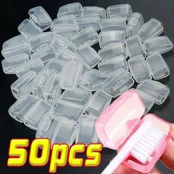 Портативный держатель для зубной щетки, защитный чехол для зубной щетки, защита для волос, пылезащитный чехол для зубной щетки для путешествий и кемпинга 5pcs