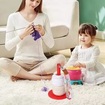 Портативный держатель пряжи на запястье с ремешком для вязания крючком, держатель для шариков пряжи, органайзер-спиннер, диспенсер для вязания, аксессуары для вязания крючком