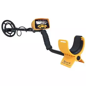 Портативный детектор золота MD-6250 Обновленный подземный металлоискатель MD-6350 11 дюймов, глубина обнаружения катушки 2,5 метра, точечный поиск металла жёлтый