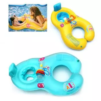 Портативный детский бассейн поплавок на шею с солнцезащитным козырьком портативный круг для плавания для мам и детей надувное безопасное кольцо для плавания поплавок CHINA