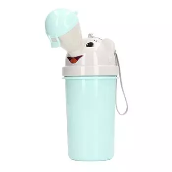 Портативный детский горшок писсуар для экстренной помощи для мальчиков и девочек 600 мл перерабатываемый писсуар для малышей светло-синий