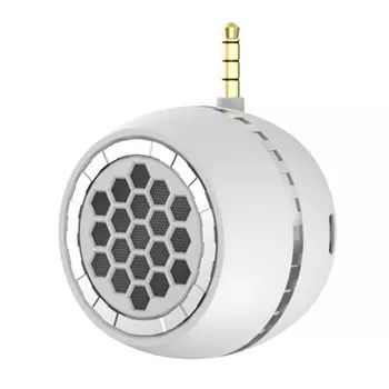 Портативный динамик Mini Small Stereo Loud MM Stereo Mini Speaker MP3 Music Player для мобильного телефона планшета планшета Direct Inserting Speaker Белый