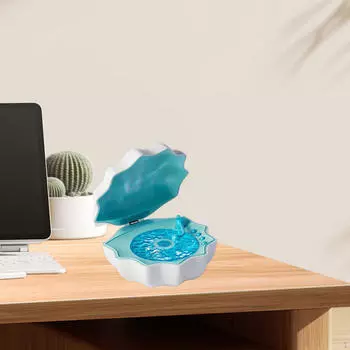 Портативный динамик Shell Creative Soundbox для подарка спальни в помещении синий