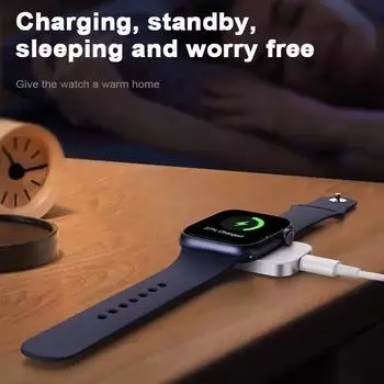 Портативный для Apple Watch. Зарядное устройство для мобильного телефона Appleiwatch, полный спектр универсального магнитного беспроводного модуля