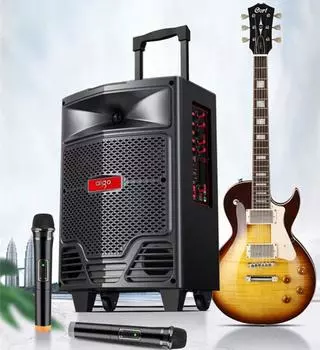 Портативный домашний кинотеатр Caixa de SOM, 150 Вт, сабвуфер K song, уличный деревянный мощный беспроводной TWS, Bluetooth-аудио с микрофоном