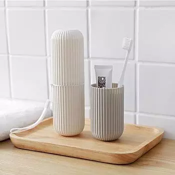 Портативный дорожный чехол для зубной щетки, коробка для зубной пасты, чашка для хранения зубной щетки, держатель для полотенец, чашка для воды для улицы и дома