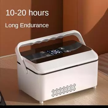 Портативный дорожный морозильник для лекарств, диабетический инсулиновый охладитель, мини-холодильник, коробка-холодильник для путешествий в машине и домашнего использования, для хранения