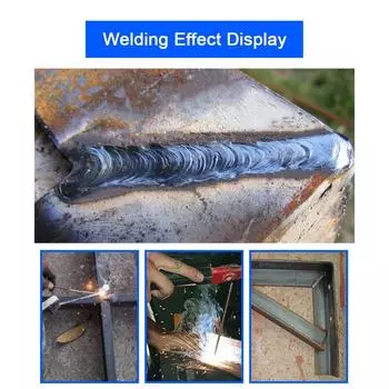 Портативный дуговой сварочный аппарат 20-250A Мини-электросварочный аппарат Высокочастотный трансформатор ARC Stick 220V синий