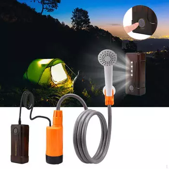 Портативный душ, наружная душевая головка, насос для кемпинга, комплекты ручных насадок для путешествий