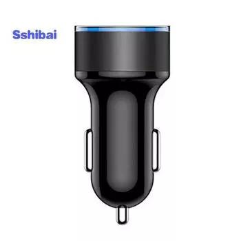 Портативный двойной USB светодиодный цифровой дисплей, быстрая зарядка, 5 В, 3,1 А, автомобильное зарядное устройство, адаптер для хобби, продукт 3.1A* красный