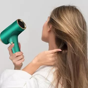 Портативный фен для волос Компактный быстросохнущий воздух для женщин и мужчин на открытом воздухе в отеле