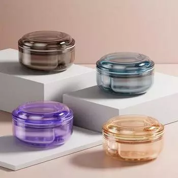 Портативный фиксатор со сливной корзиной, двухслойный прозрачный ПК, мини-путевой протез, протез для ванн, брекеты, выравниватель, держатель контейнера чёрный