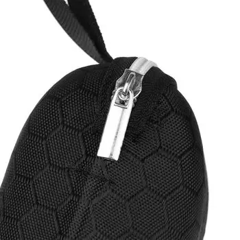 Портативный футляр для солнцезащитных очков на молнии, унисекс, винтажный, черный, твердый чехол для очков, аксессуары для очков