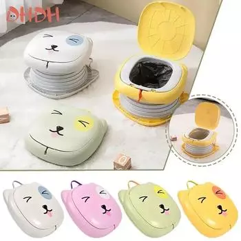 Портативный горшок для путешествий для малышей, складной горшок для приучения к унитазу для автомобиля, кемпинга, в помещении, на открытом воздухе, для ванной комнаты для маленьких детей, детей