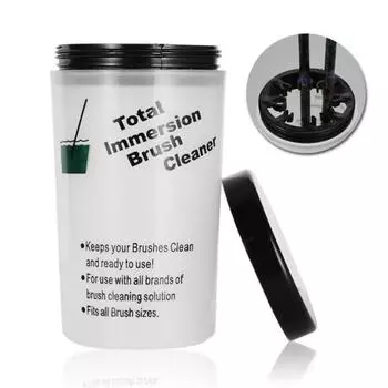 Портативный инструмент для дизайна ногтей, кисть, ручка, чистящее средство для бутылочек с крышкой-зажимом