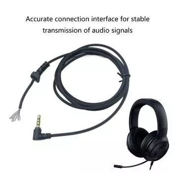 Портативный кабель для наушников Аудиокабель для Razer Kraken X Проводная игровая гарнитура Наушники