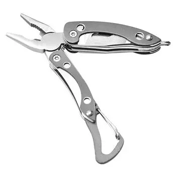 Портативный карманный многофункциональный инструмент из нержавеющей стали 420, многофункциональные плоскогубцы, нож, отвертка для выживания на открытом воздухе, кемпинга, охоты, инструментов чёрный
