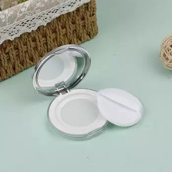 портативный контейнер для макияжа перемещения коробки пудры 5Г пустой с зеркалом слойки пудры