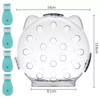 Портативный космический капюшон для кошек с защитой от укусов, дышащий капюшон для кошек, прозрачный шлем для кошек с защитой от облизывания, многоразовый космический капюшон для домашних животных, товары для животных