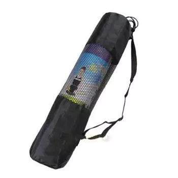 Портативный коврик для йоги и пилатеса с регулируемым ремнем, нейлоновая сумка-сумка, сетка