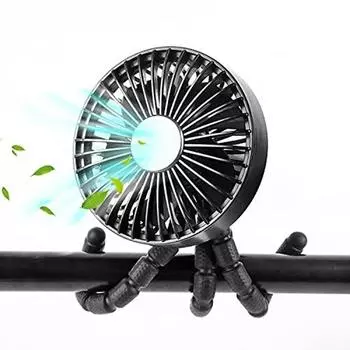 Портативный креативный USB-вентилятор с гибким штативом, многофункциональное использование, может использоваться как держатель для мобильного телефона, съемная маска, трехскоростной ветер зелёный