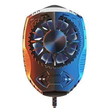 Портативный кулер для телефона, 7 лопастей, радиатор, новый универсальный охлаждающий вентилятор для телефона Wired