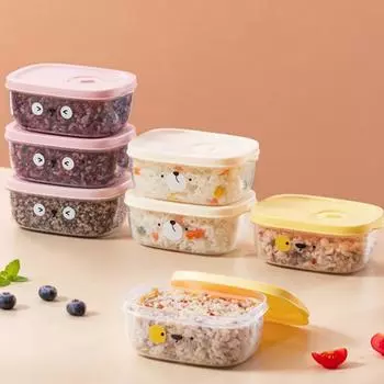 Портативный ланч-бокс для офисных работников, устойчивый к воздействию микроволновой печи, тепла, холодильника, хранения фруктов, герметичный, герметичный, небольшой, сохраняющий свежесть контейнер