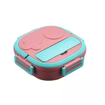 Портативный ланч-бокс из нержавеющей стали с изоляцией для пищевых продуктов Fresh Keep, контейнер для хранения, отделения Bento Boxes для работы на открытом воздухе blue 2 compartment