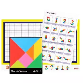 Портативный магнит Magnet Country Tangram Play, популярные корейские головоломки
