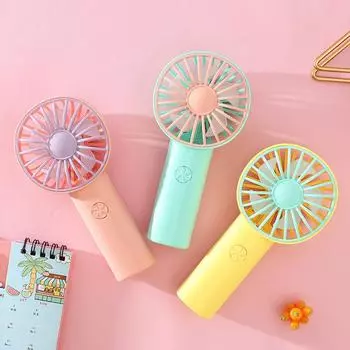 Портативный маленький вентилятор USB Мини аккумуляторный студенческий портативный электрический вентилятор для общежития офисный настольный вентилятор #C158H#