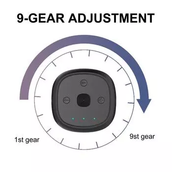 Портативный массажный коврик для шейного позвонка TENS, мини-электрический массажер для шеи, патч для облегчения боли в шее чёрный