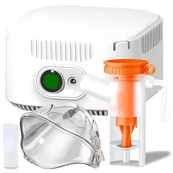 Портативный медицинский воздушный компрессор для детей и взрослых, распылитель от кашля, небулайзер, ингалятор, определите дыхательные пути, увлажнитель для вдыхания, здравоохранение белый