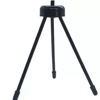 Портативный металлический штатив для настольных и мобильных селфи чёрный