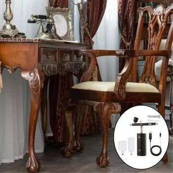 Портативный мини-аэрограф воздушный компрессор комплект набор распылительная окраска ремесло розовый