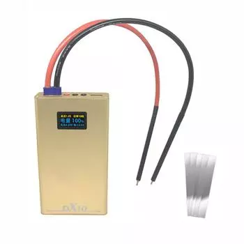 Портативный мини-аппарат для точечной сварки на аккумуляторе 18650, OLED-дисплей, 20 скоростей регулировки мощности и 10600mAh battery разноцветный