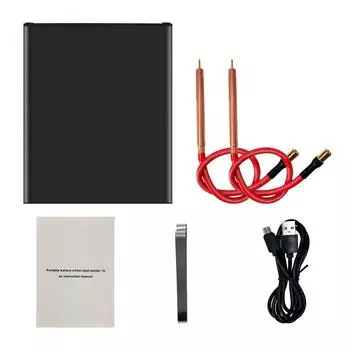 Портативный мини-аппарат для точечной сварки своими руками 18650 Сварочный блок питания для аккумуляторов Ручка