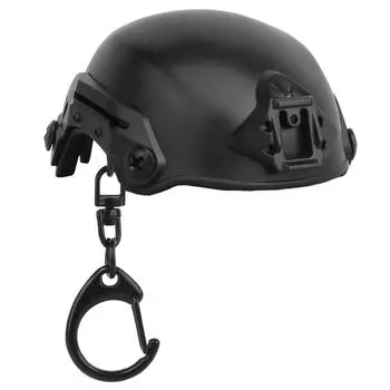 Портативный мини-быстрый брелок для ключей на шлем, открывалка для бутылок (черный)