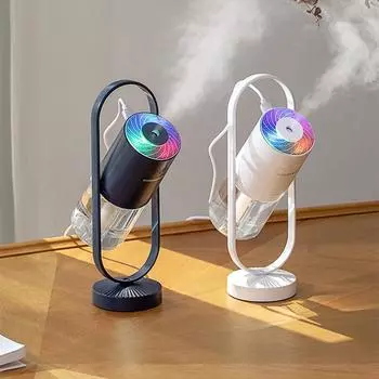 Портативный мини-настольный увлажнитель воздуха 200 мл масляный диффузор 500 мАч светодиодный цветной проекционный ночник перезаряжаемый распылитель воды