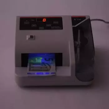 Портативный мини-счетчик денег по всему миру, наличная валюта, банкнота, счетная машина, детектор с EU Plug