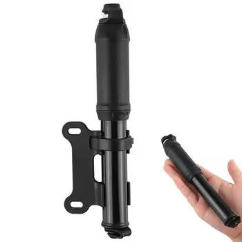 Портативный мини-велосипедный насос высокого давления, насос для велосипедных шин, ручной воздушный насос, аксессуары для экстренной езды чёрный