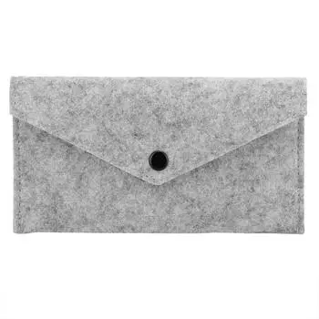 Портативный многоцелевой войлочный чехол-держатель для хранения телефона, очков, ручек