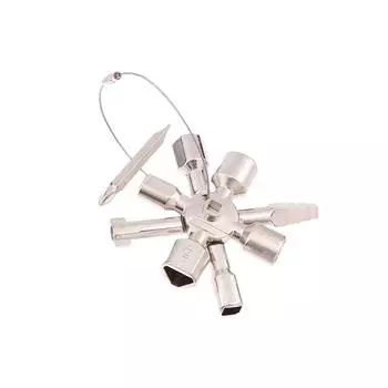 Портативный многофункциональный динамометрический снежинка гаечный ключ универсальный 10-в-1 гаечный ключ инструменты для кемпинга на открытом воздухе походы дома отвертка инструменты