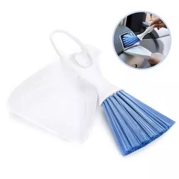 Портативный многофункциональный пластиковый автомобильный воздуховыпускной клапан кондиционера мягкая щетка пылевые щетки инструмент для очистки