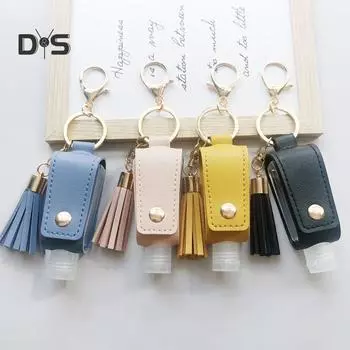 Портативный многоразовый дезинфицирующий антибактериальный брелок для ключей с подвесным орнаментом темно-синий