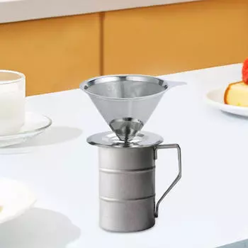 Портативный многоразовый герметичный фильтр для капель чая для использования на открытом воздухе