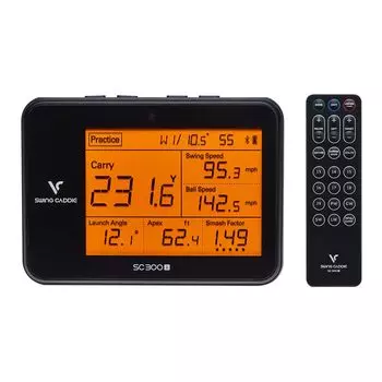 Портативный монитор для гольфа Voice Caddie SC300i и анализатор замаха с отслеживанием данных удара. Лучшее оборудование для замаха в помещении и на открытом воздухе до 20 часов