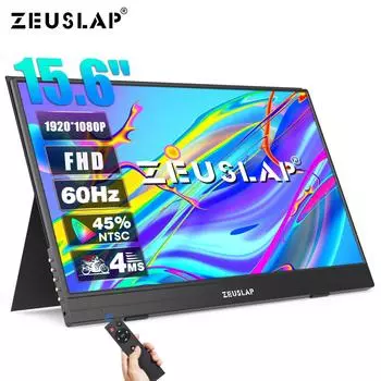 Портативный монитор ZEUSLAP AP156B 15.6 inch чёрный