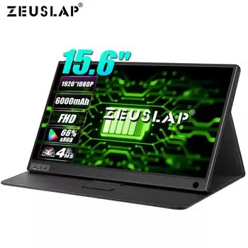 Портативный монитор ZEUSLAP P15B 15.6 inch серый